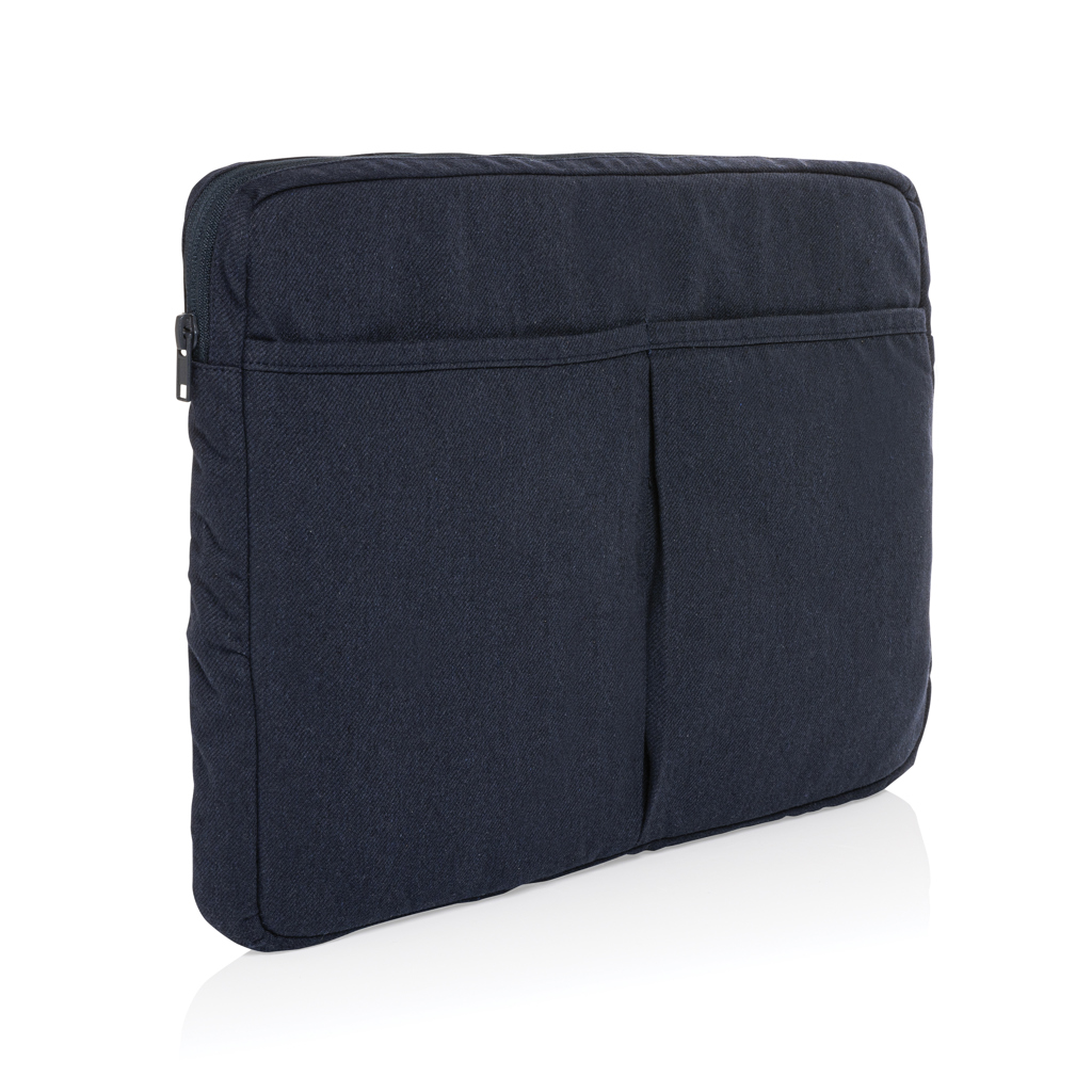 XD Collection Laluka AWARE™ recycled cotton 15.6 inch laptop sleeve