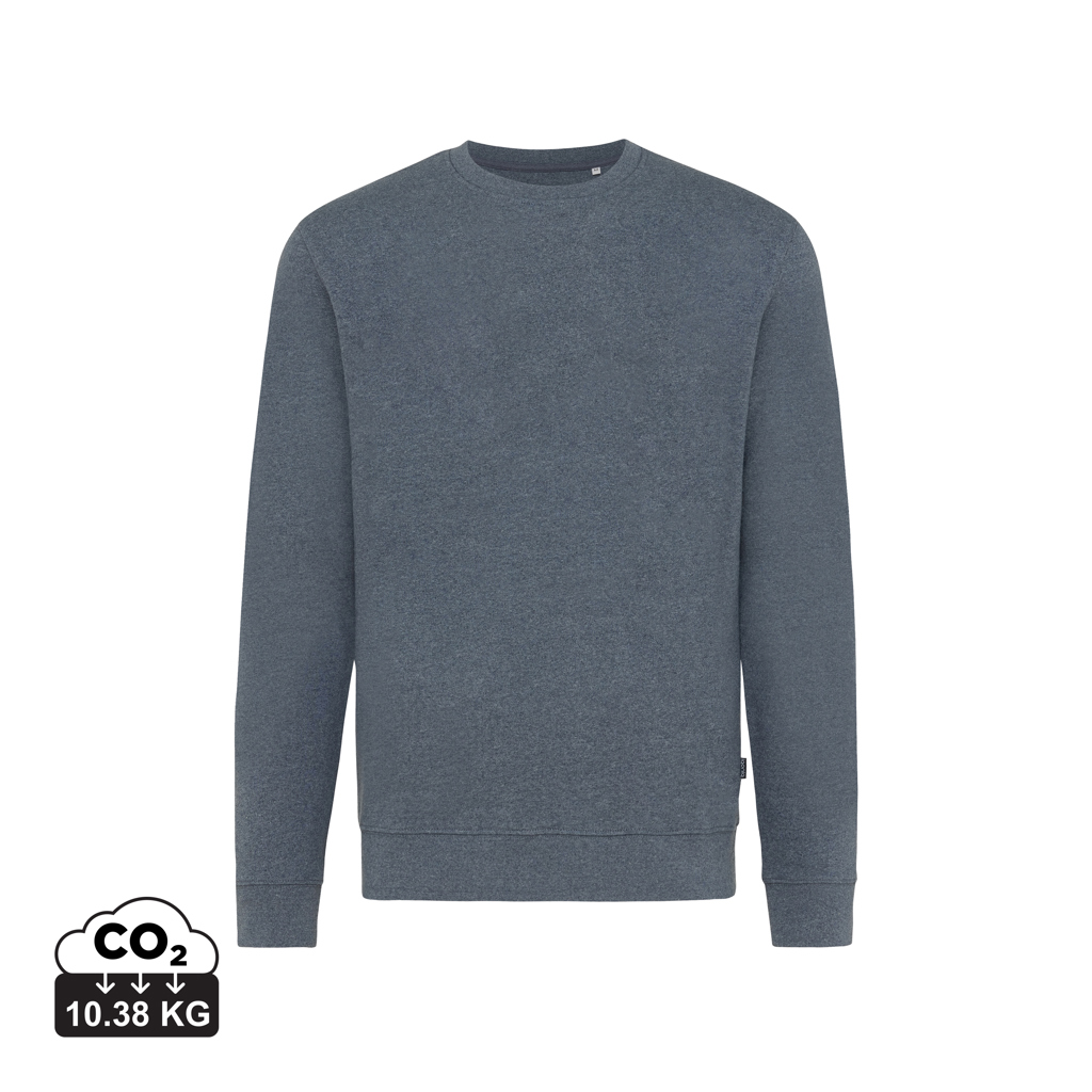 iqoniq IQONIQ Denali recycled cotton crew neck undyed