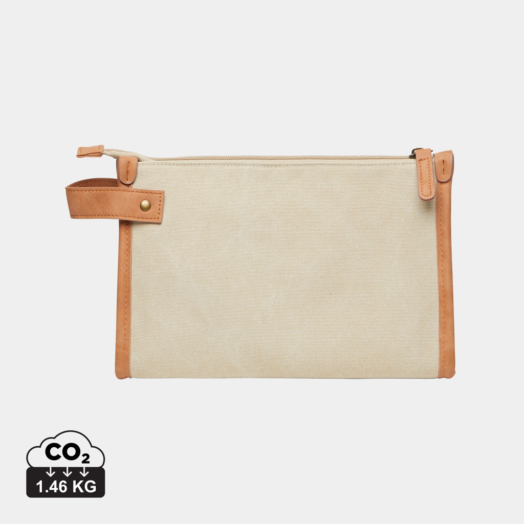 Vinga VINGA Bosler GRS recycled canvas toiletry bag