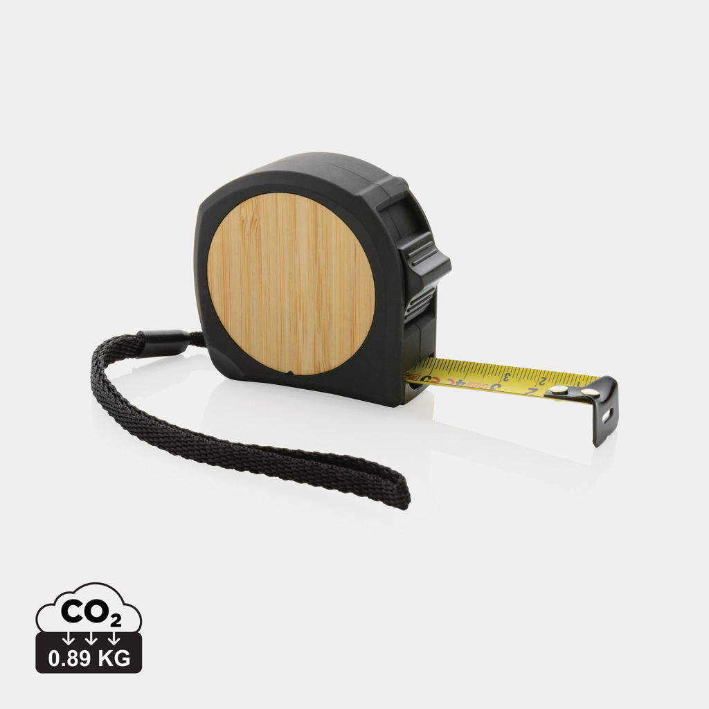 XD Collection RCS recycled plastic bamboo tape 5M/19mm
