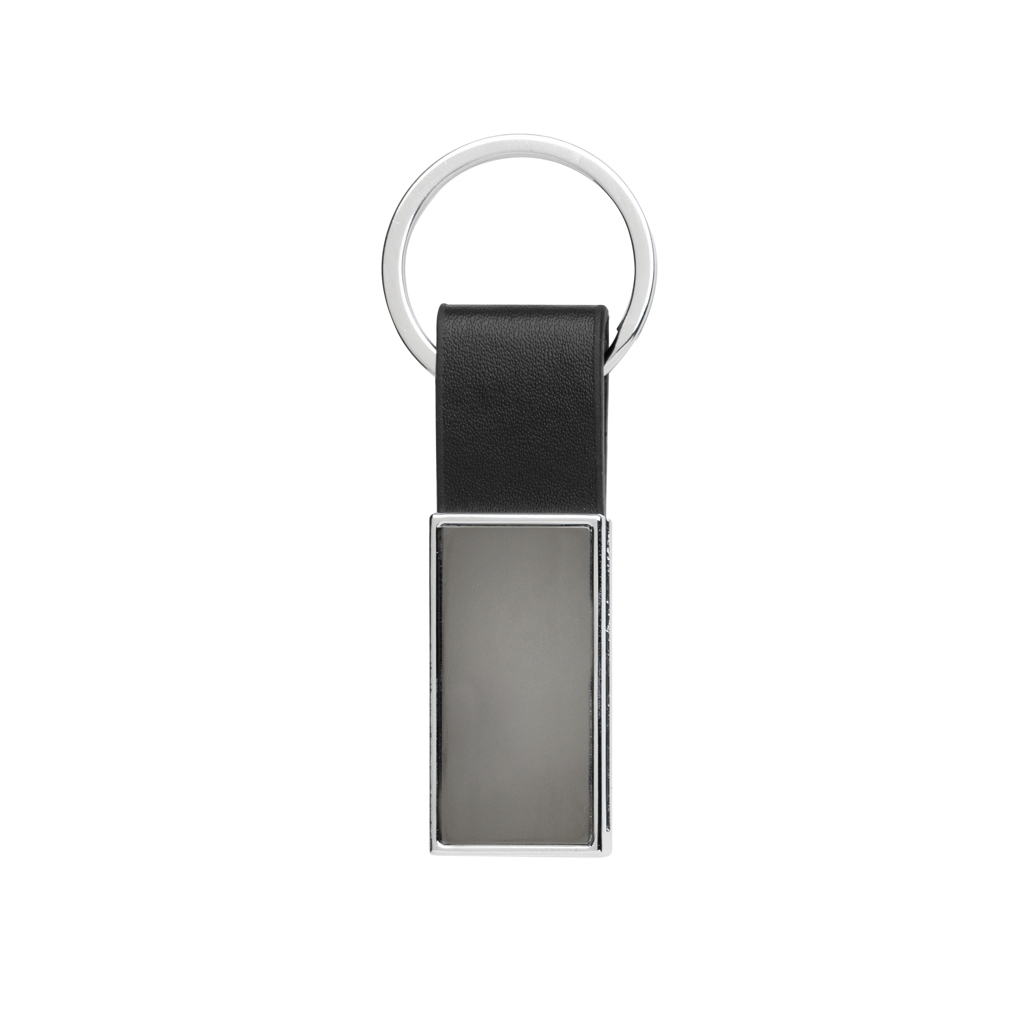 XD Collection Luxury PU keychain RCS recycled zinc alloy