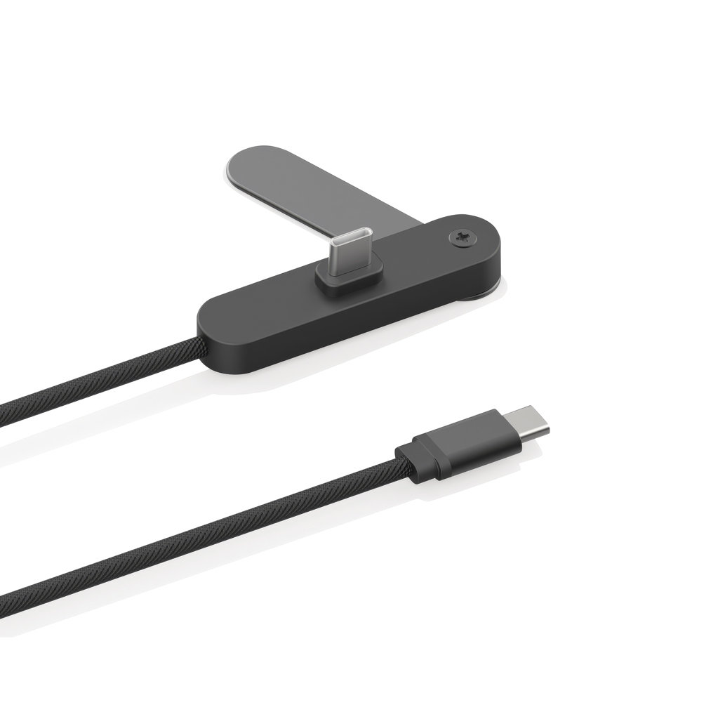 XD Xclusive Aluvia RCS 65W PD Cable with adjustable phone stand