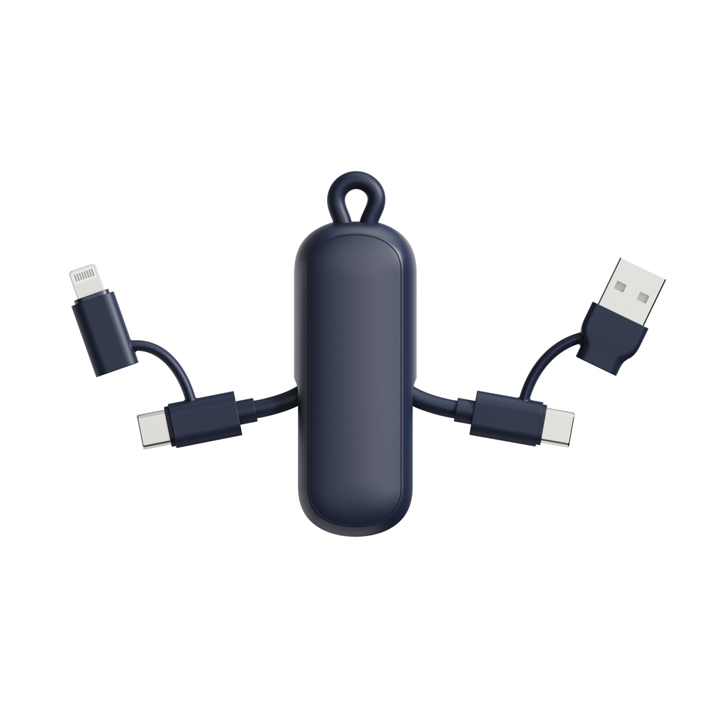 Urban Vitamin Urban Vitamin Dublin 100W 4 -in-1 keychain cable