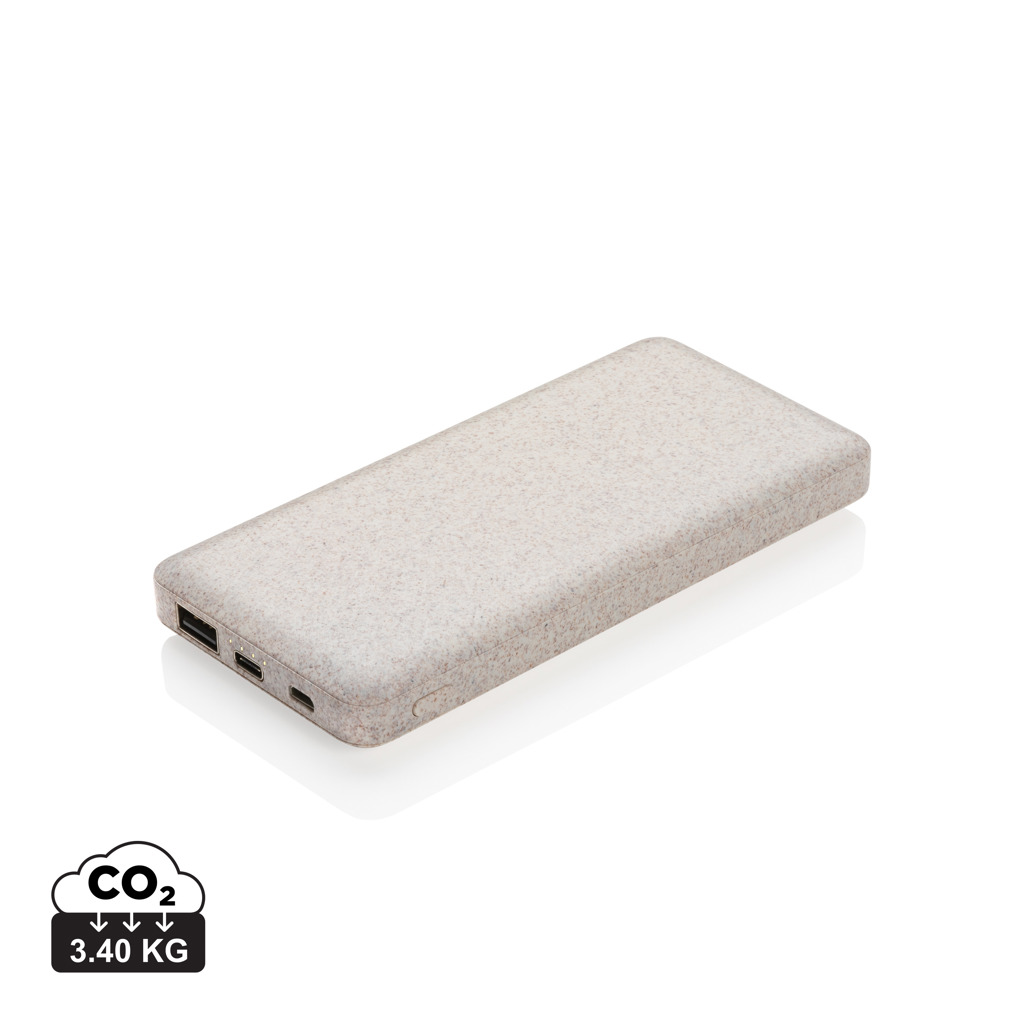 XD Collection 10.000 mah wheat straw powerbank