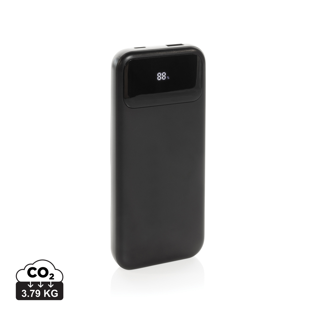 XD Collection Turbopack RCS rplastic powerbank 10.000 integrated cables