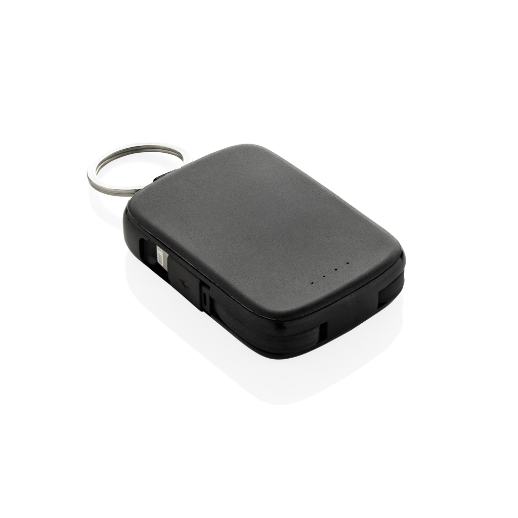 XD Collection Nexo RCS keychain 2000 mah powerbank with integrated cables