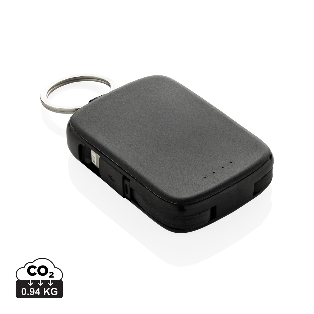 XD Collection Nexo RCS keychain 2000 mah powerbank with integrated cables