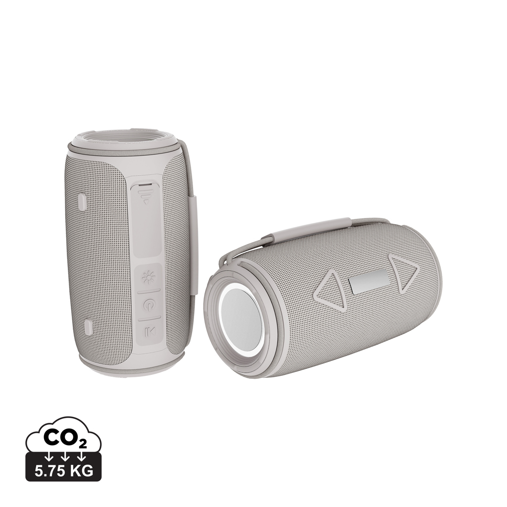 XD Collection Prisma RCS recycled plastic IPX 4 waterpoof 16W speaker