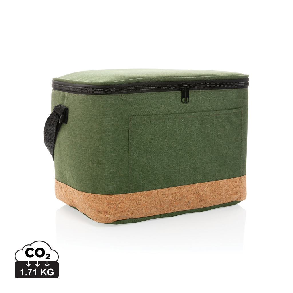 XD Collection Impact AWARE™ XL RPET two tone cooler bag with cork detail