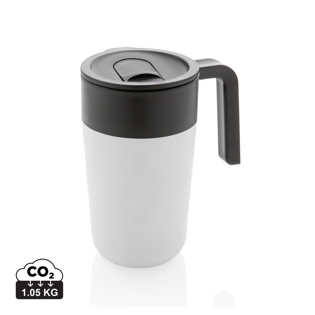 XD Collection GRS Recycled PP and SS mug with handle
