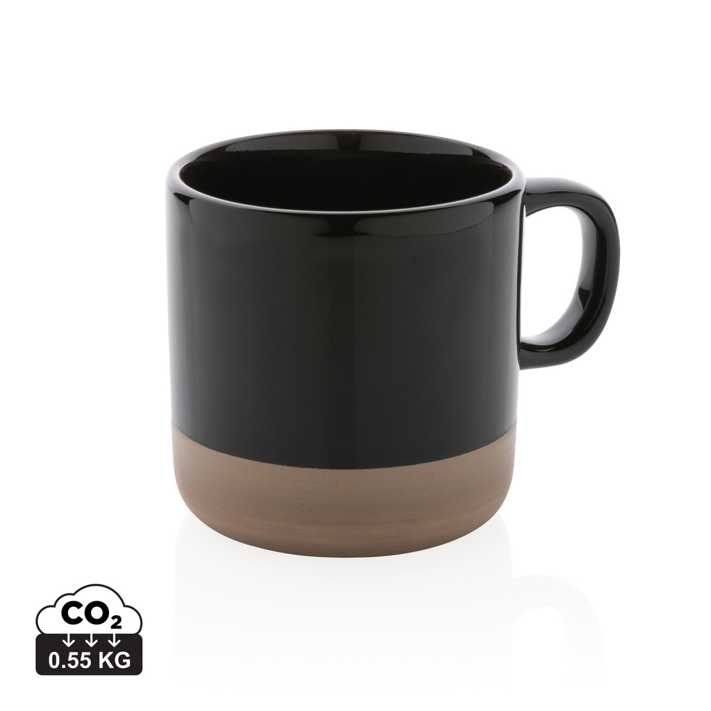 XD Collection Glazed ceramic mug 300ml