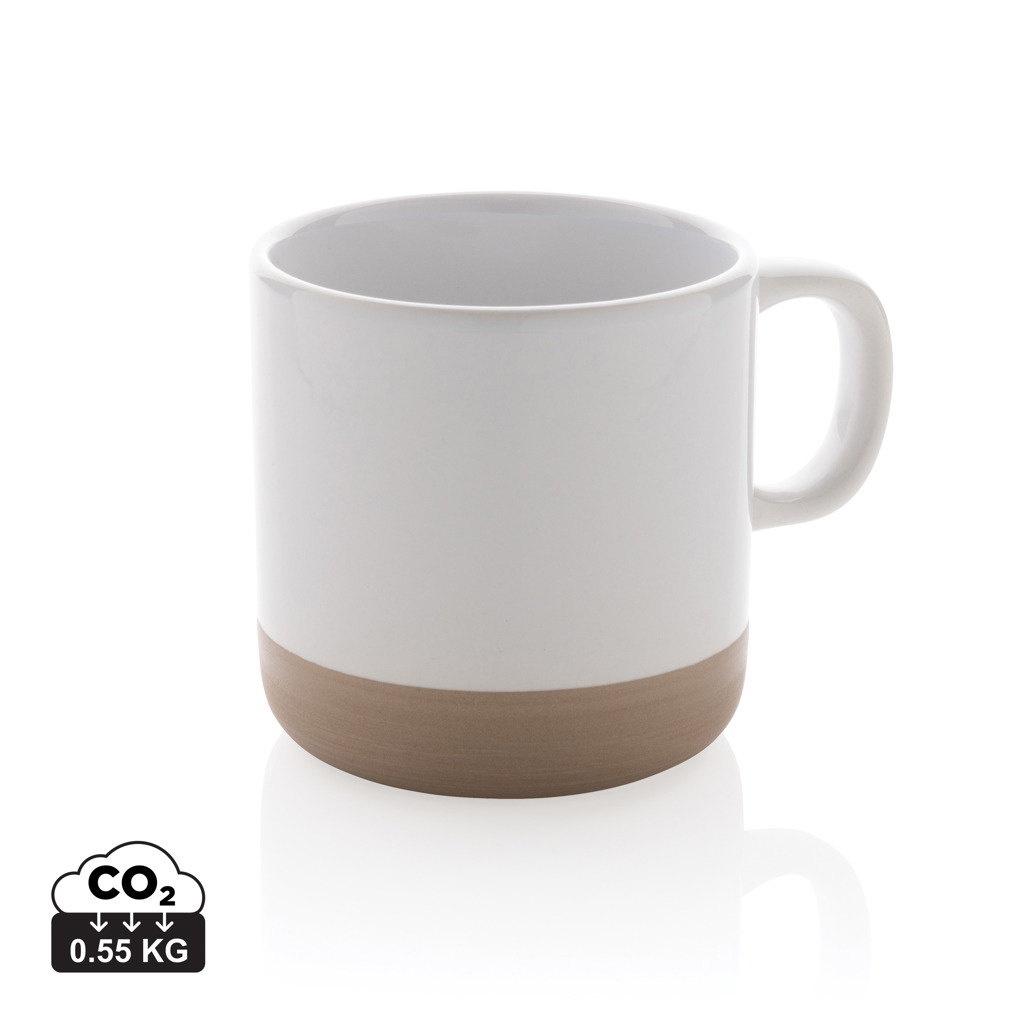 XD Collection Glazed ceramic mug 300ml