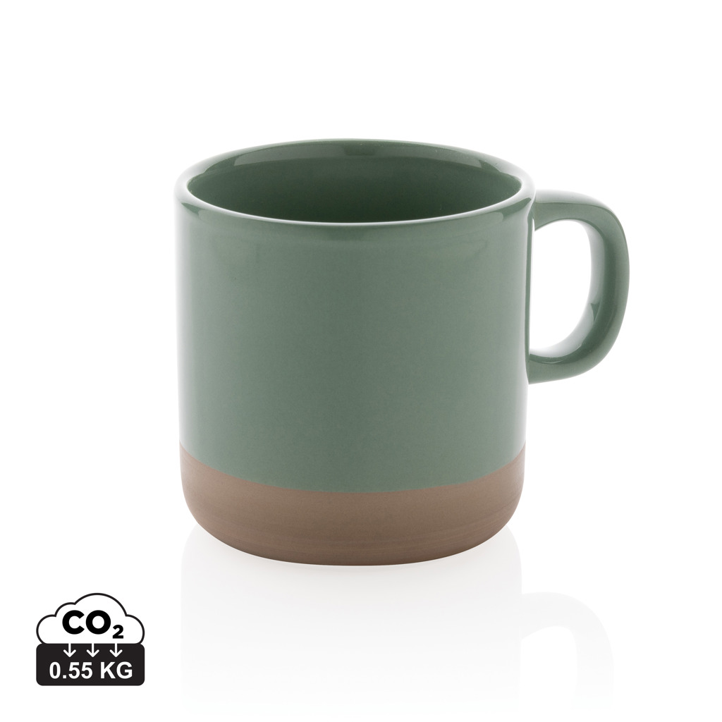 XD Collection Glazed ceramic mug 300ml