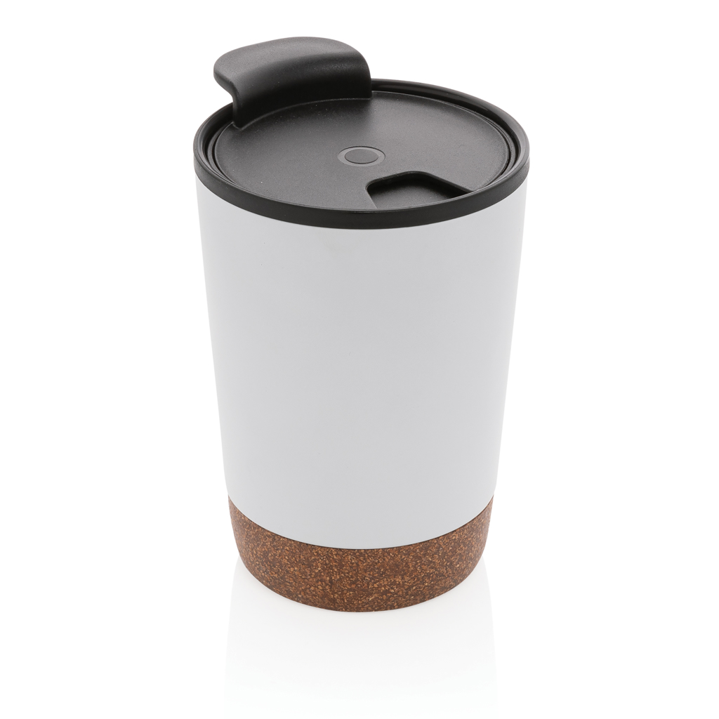 XD Collection RCS Recycled stainless steel cork coffee tumbler