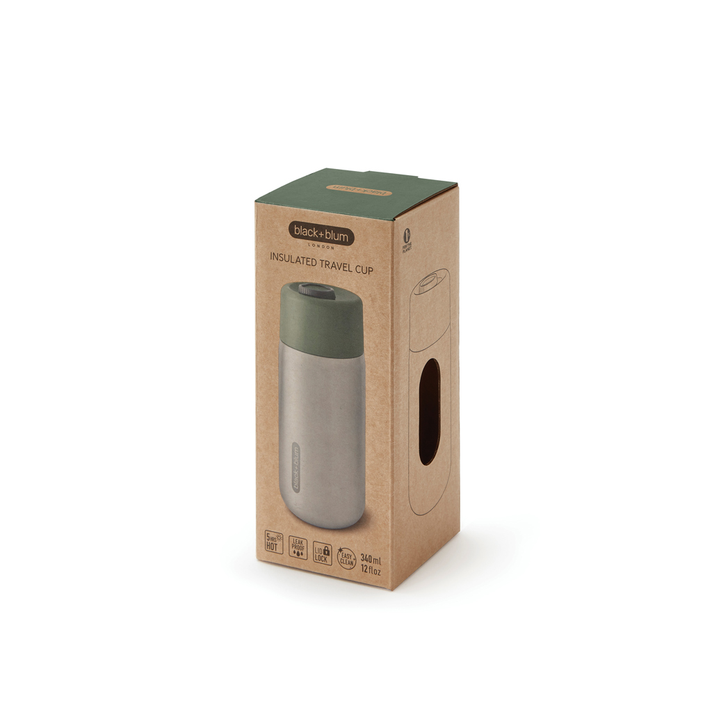 Black + Blum Black+Blum Insulated Leakproof Travel Cup Stainless Steel