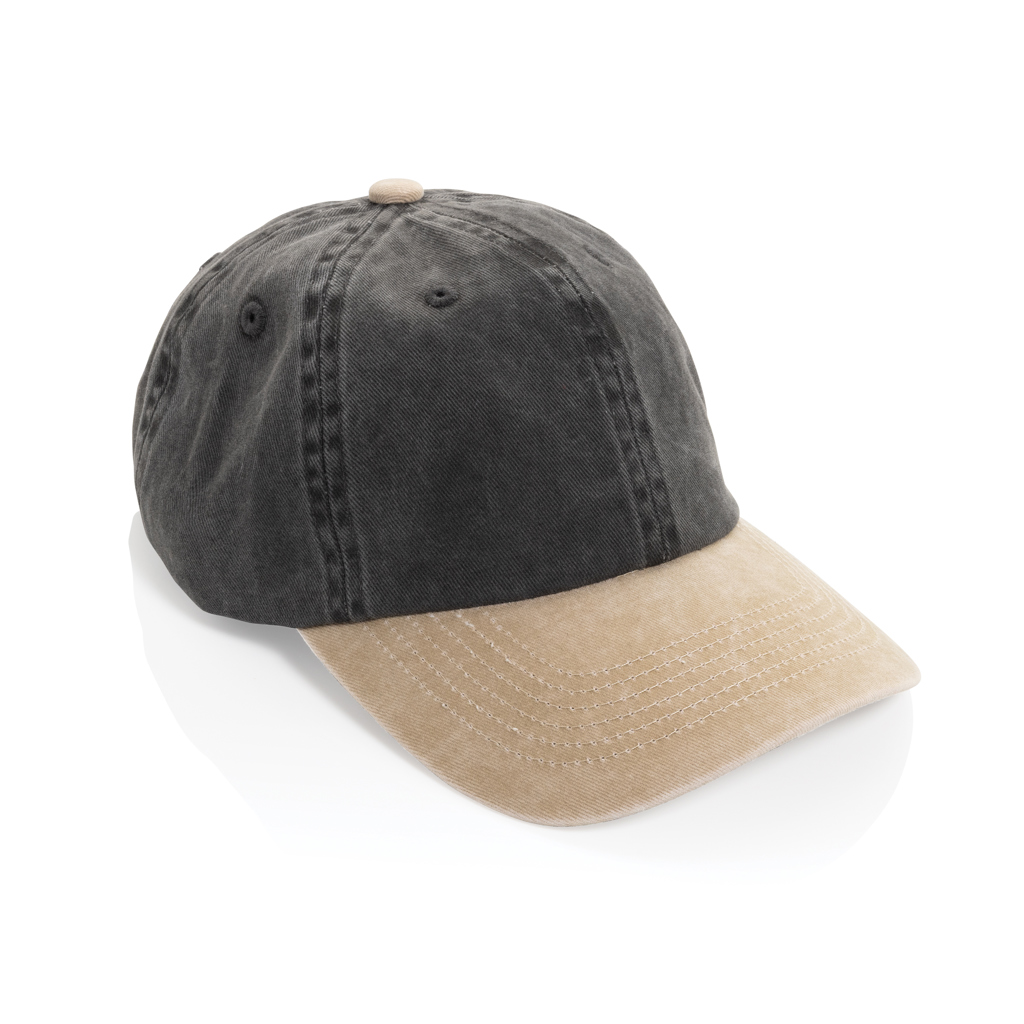 XD Xclusive BEAU AWARE™ Washed 6 panel 270gsm cotton twill two tone cap