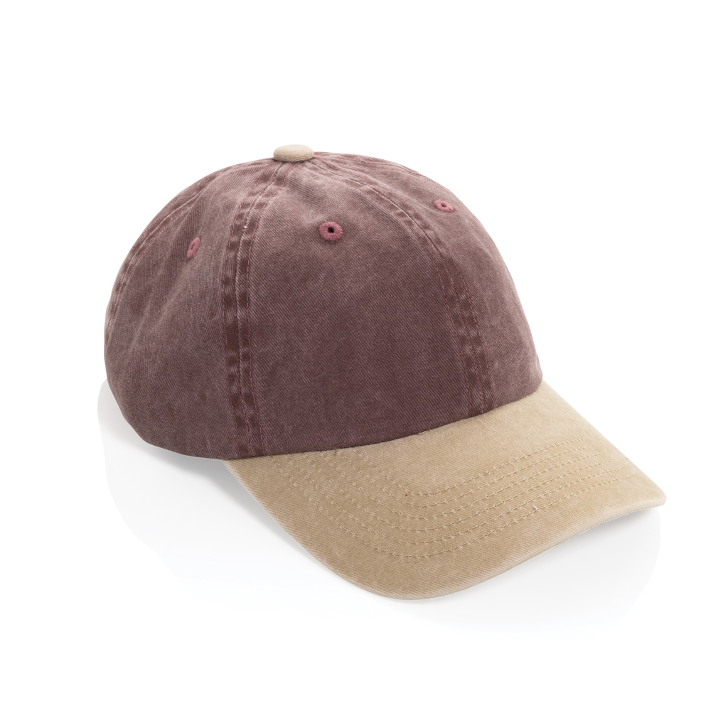 XD Xclusive BEAU AWARE™ Washed 6 panel 270gsm cotton twill two tone cap