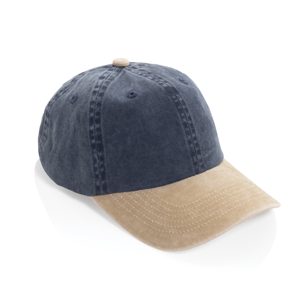 XD Xclusive BEAU AWARE™ Washed 6 panel 270gsm cotton twill two tone cap