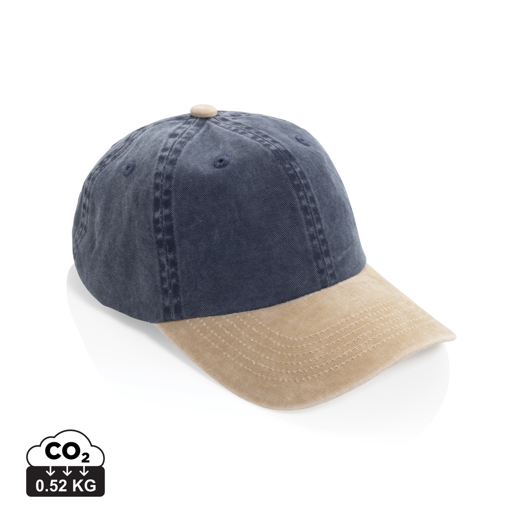 XD Xclusive BEAU AWARE™ Washed 6 panel 270gsm cotton twill two tone cap