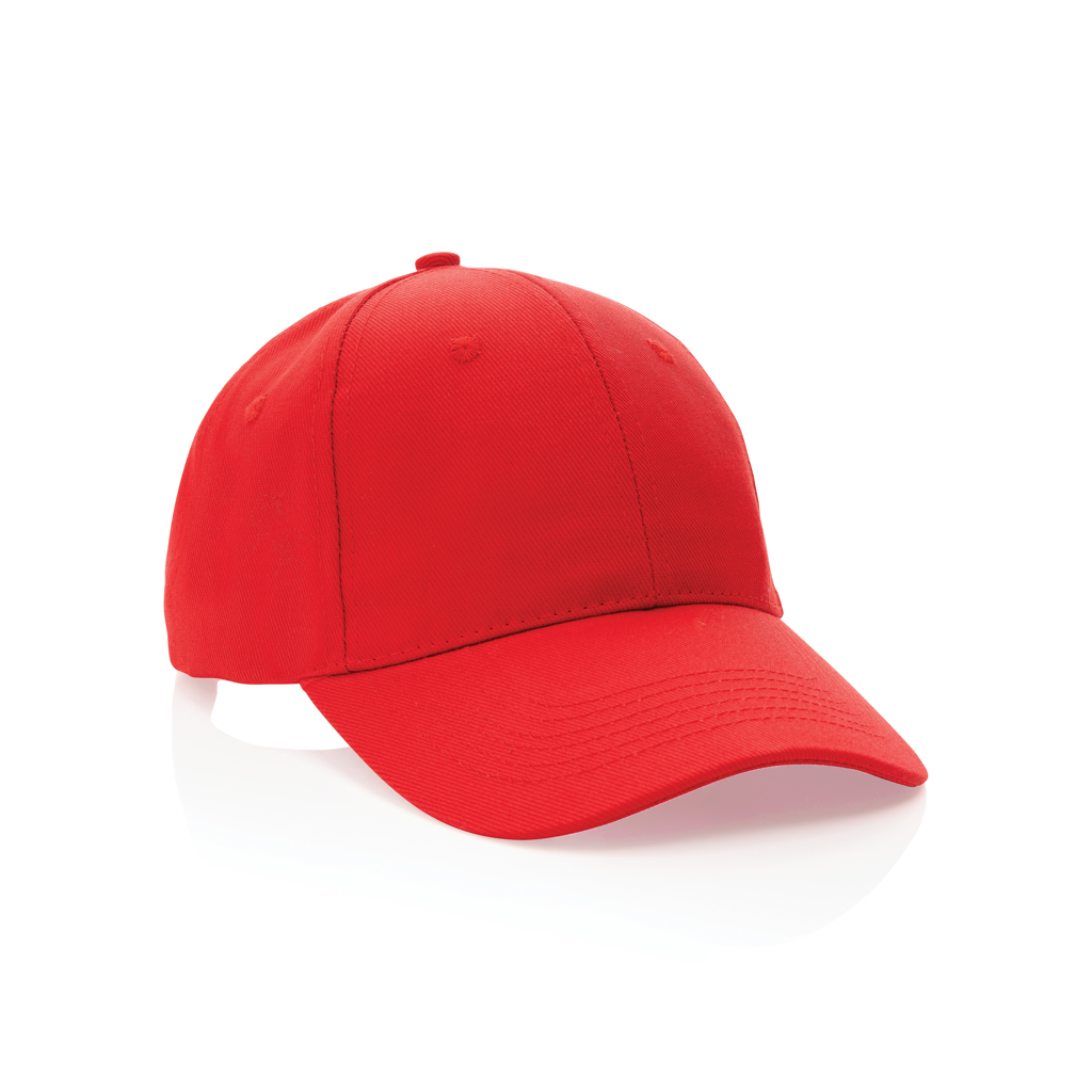 XD Collection Impact 6 panel 280gr Recycled cotton cap with AWARE™ tracer