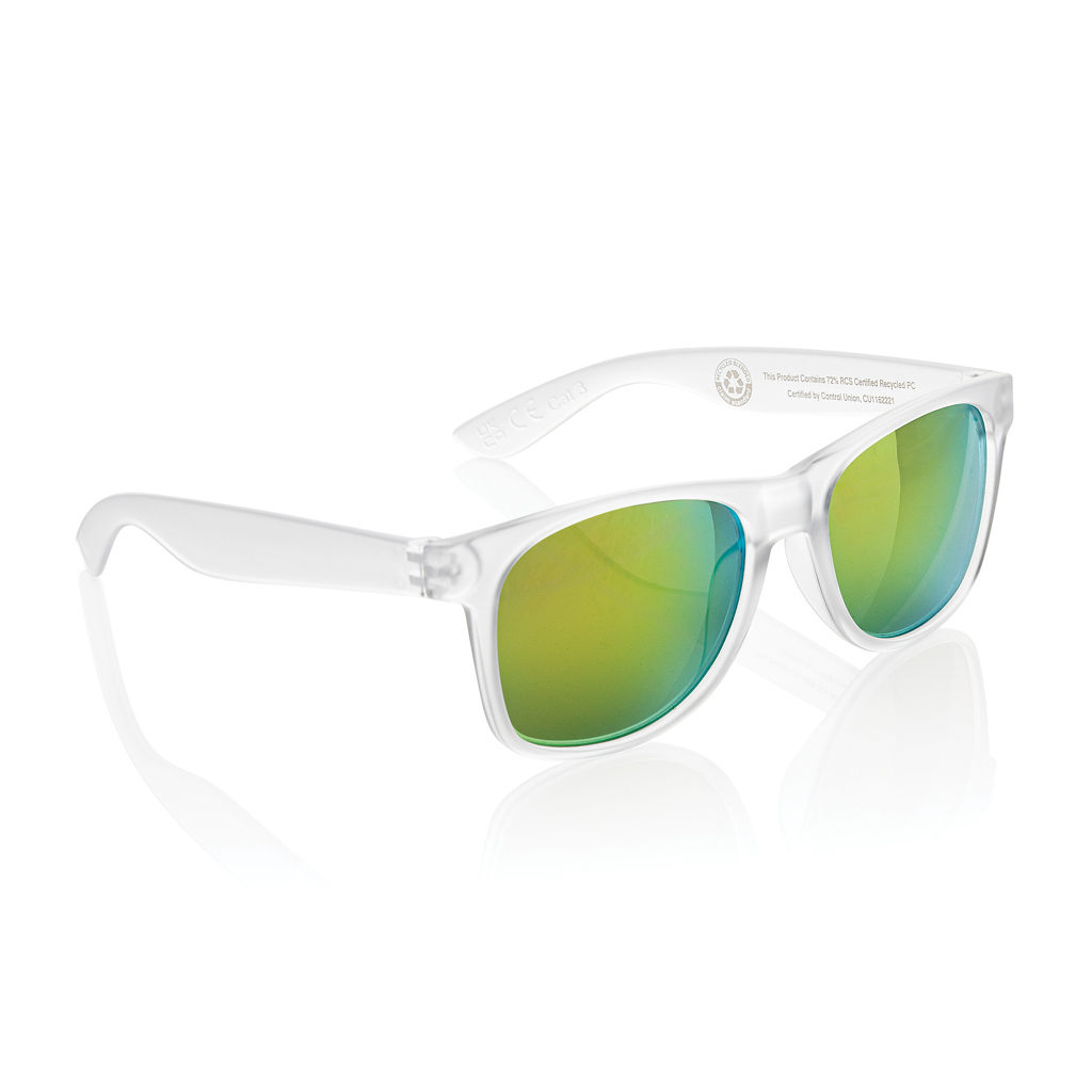 XD Collection Gleam RCS recycled PC mirror lens sunglasses