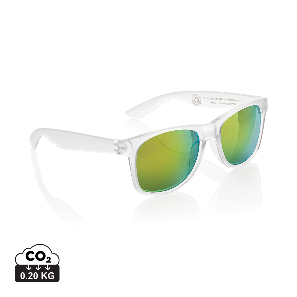 XD Collection Gleam RCS recycled PC mirror lens sunglasses