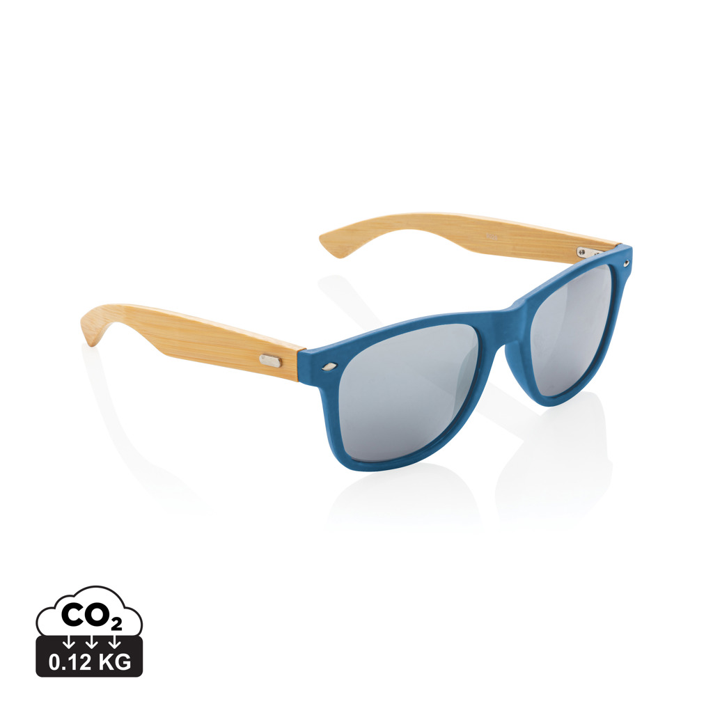 XD Collection Bamboo and RCS recycled plastic sunglasses