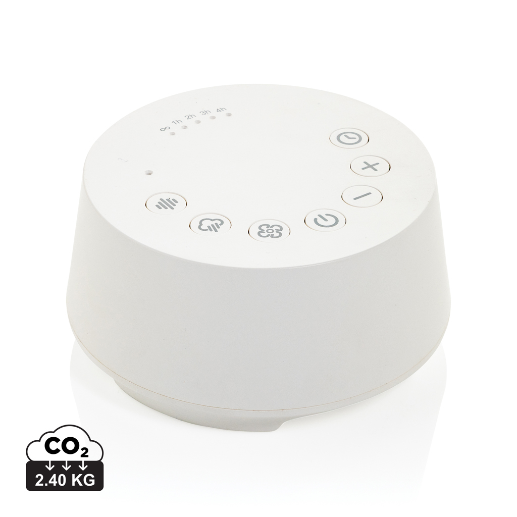 XD Collection Flora RCS recycled plastic white noise speaker