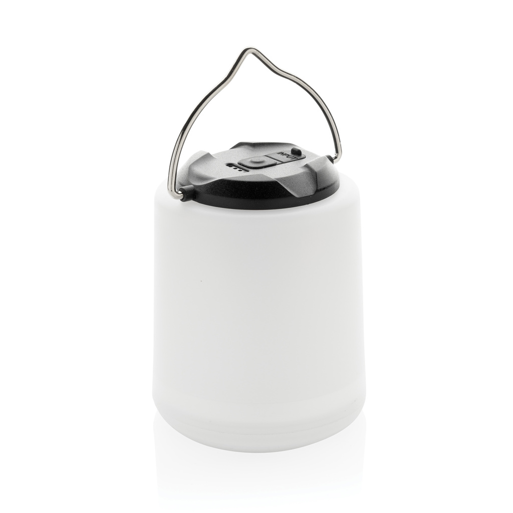 XD Collection Limio RCS recycled plastic portable re-chargeable table lamp