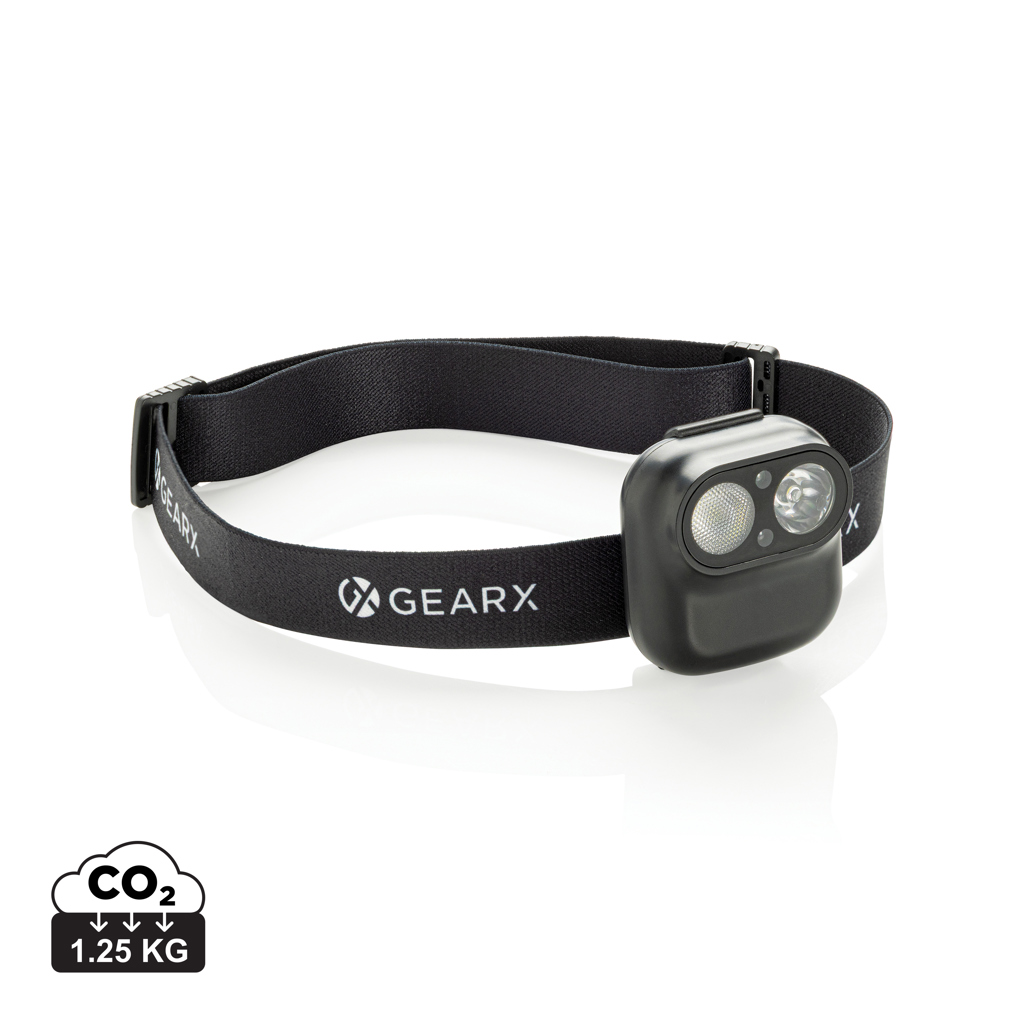 GearX Gear X RCS rPlastic head torch with motion sensor