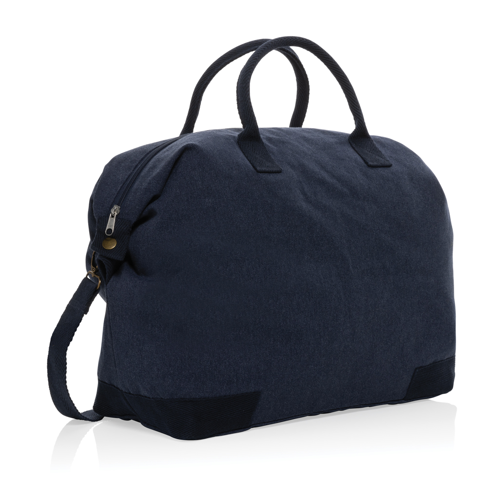 XD Collection Kezar AWARE™ 500 gsm recycled canvas deluxe weekend bag