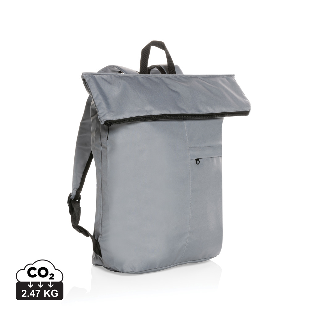 XD Collection Dillon AWARE™ RPET lightweight foldable backpack