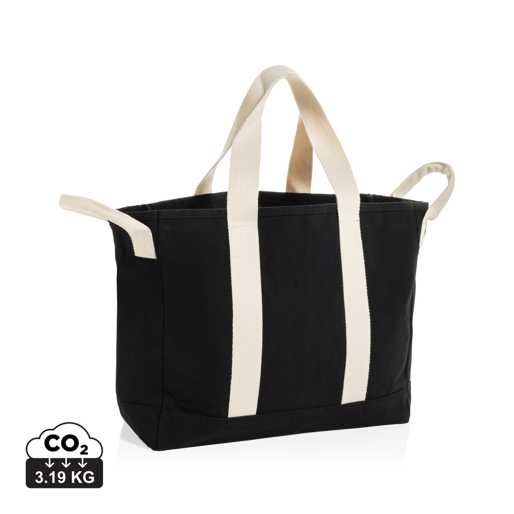 XD Xclusive BEAU AWARE™ Beach bag 400gsm recycled canvas, with side hand