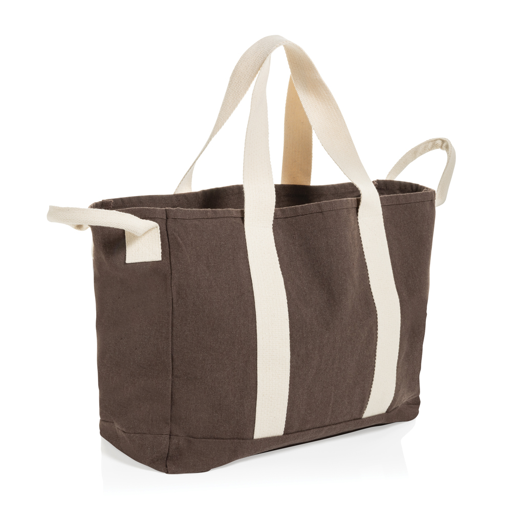 XD Xclusive BEAU AWARE™ Beach bag 400gsm recycled canvas, with side hand