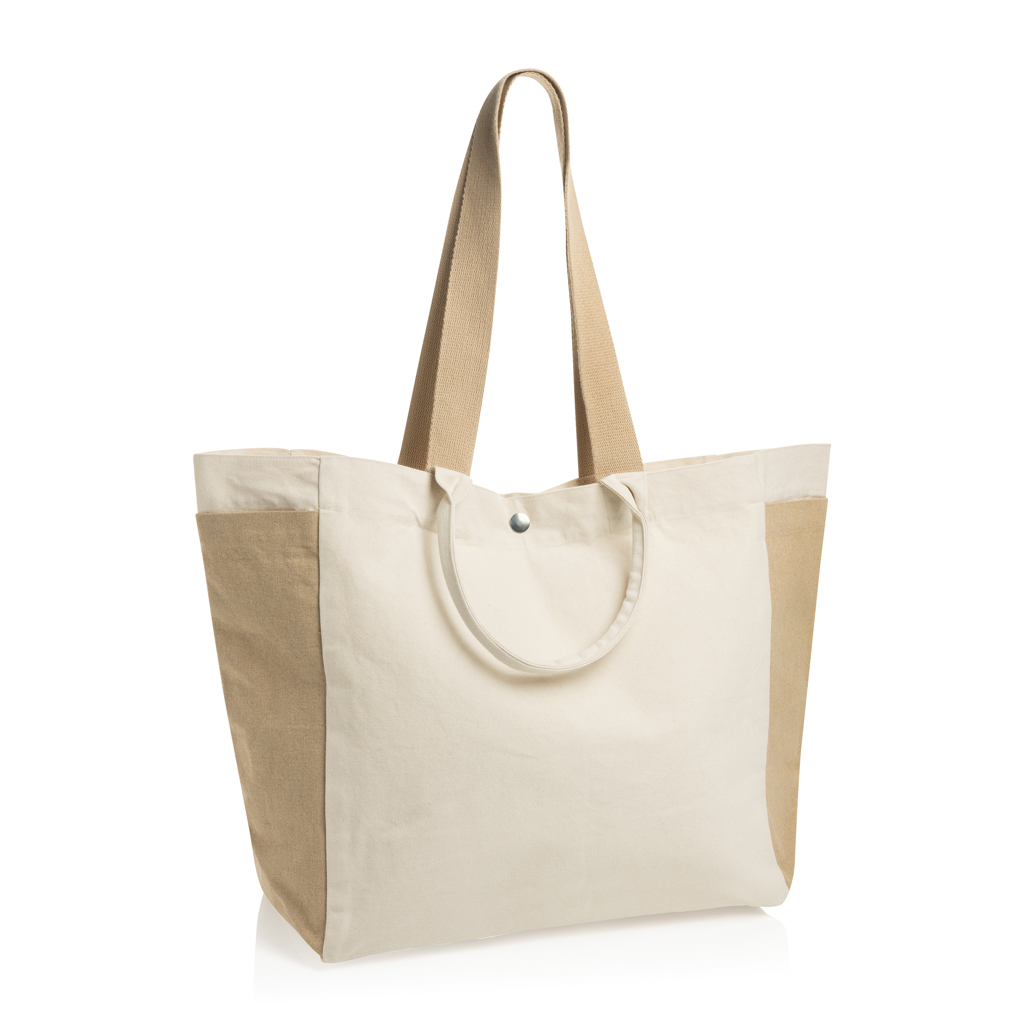XD Xclusive BEAU AWARE™ 400gsm recycled canvas all-round shopper