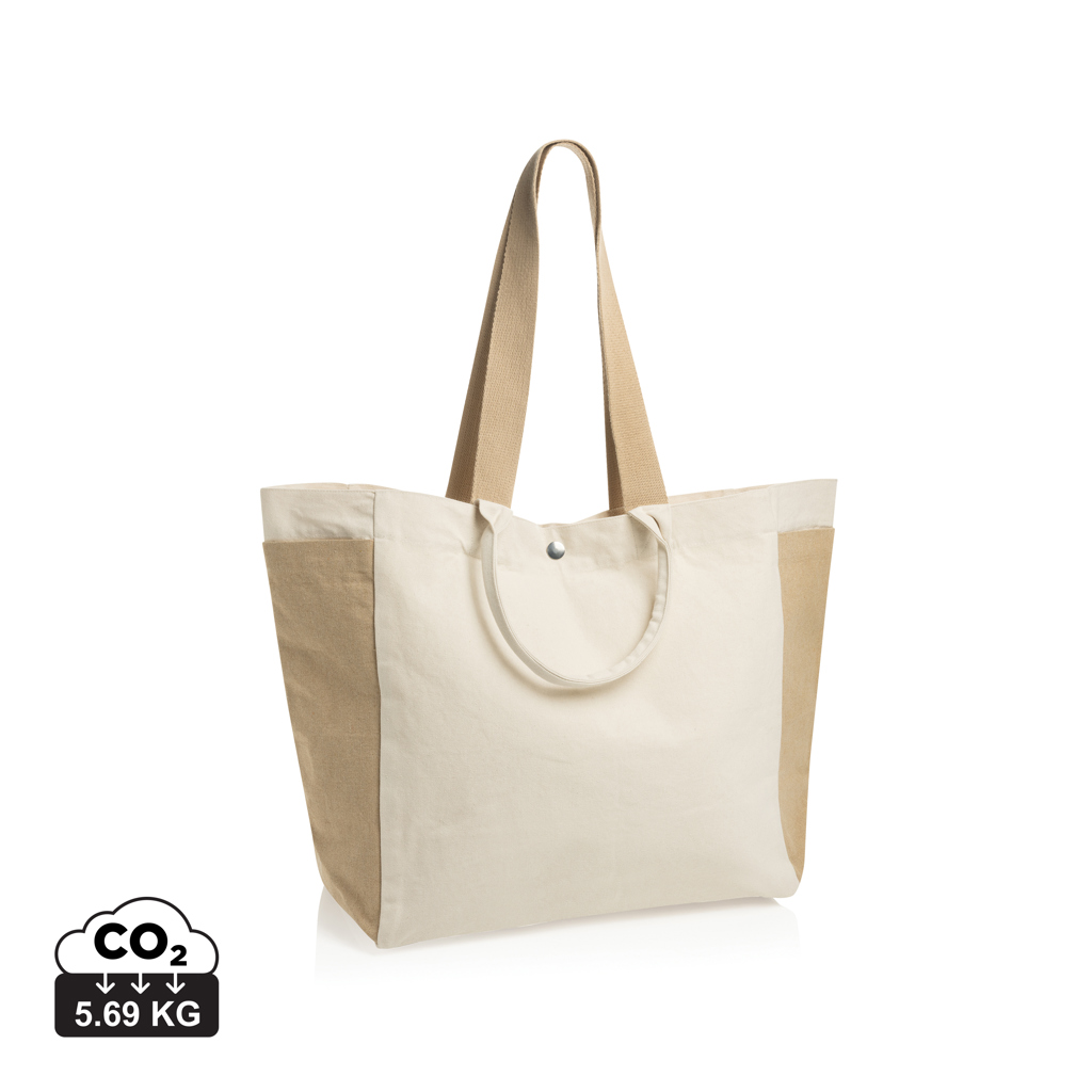 XD Xclusive BEAU AWARE™ 400gsm recycled canvas all-round shopper