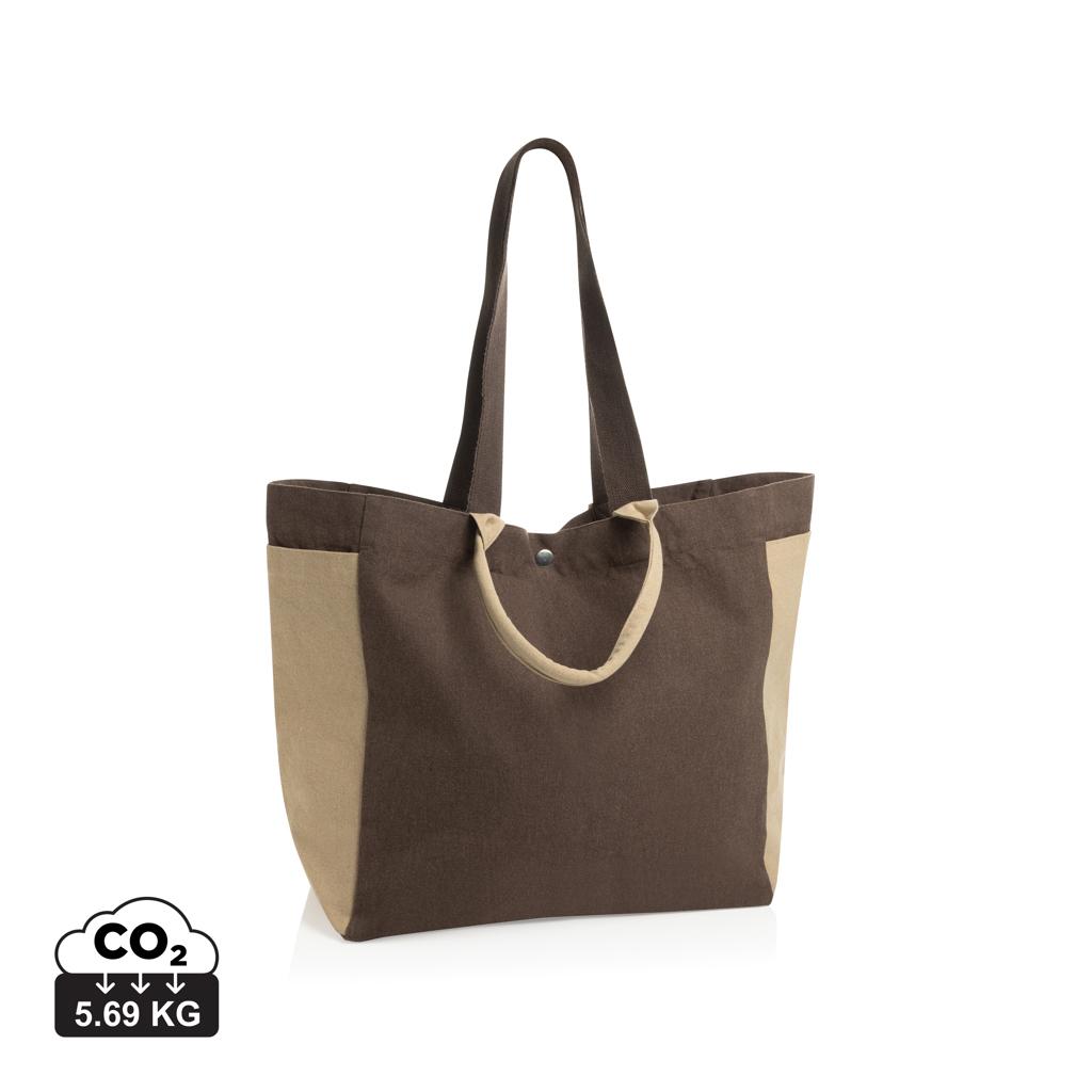 XD Xclusive BEAU AWARE™ 400gsm recycled canvas all-round shopper