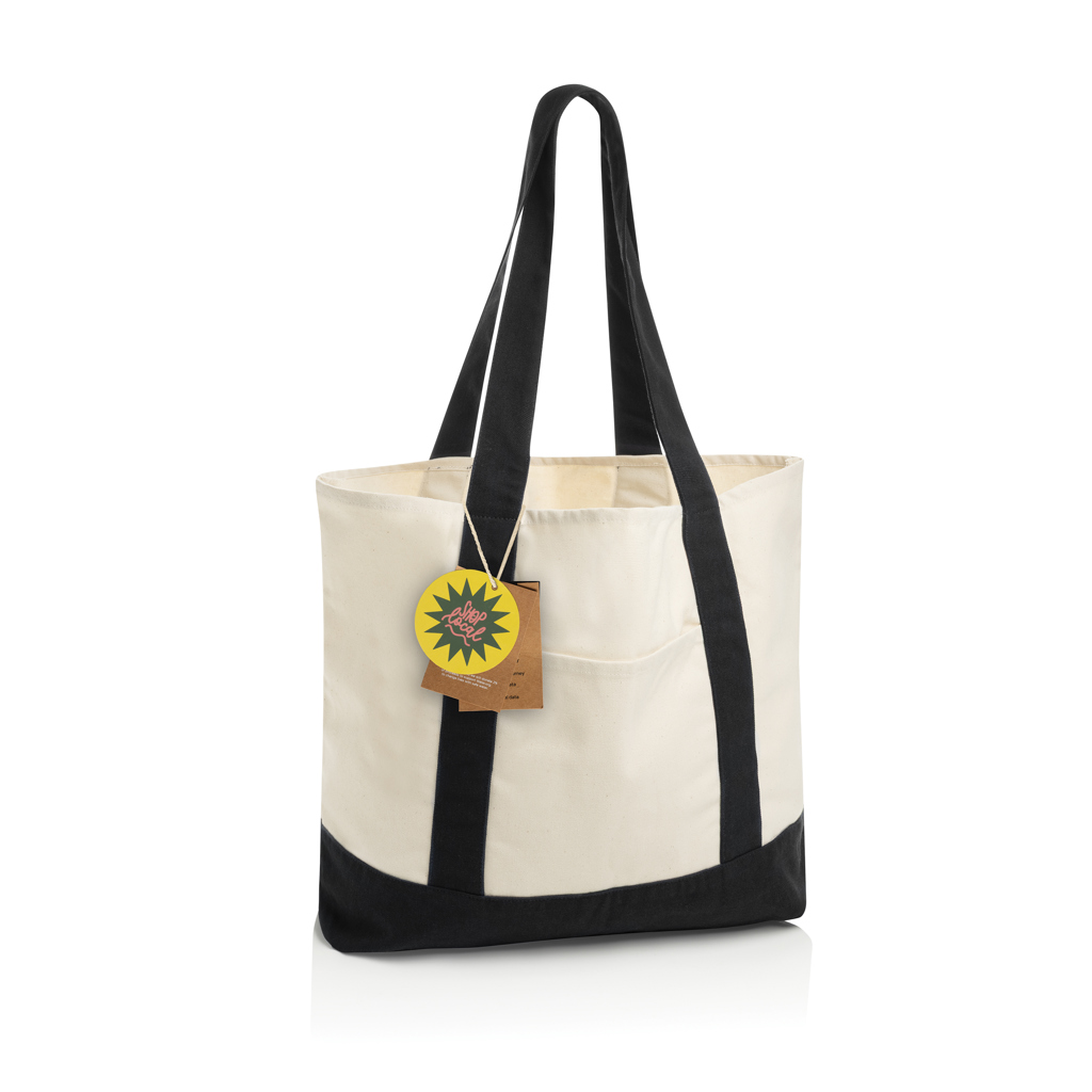 XD Xclusive SHOP LOCAL AWARE™ recycled cotton 350gsm Tote bag
