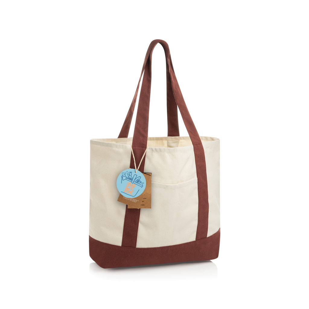 XD Xclusive SHOP LOCAL AWARE™ recycled cotton 350gsm Tote bag