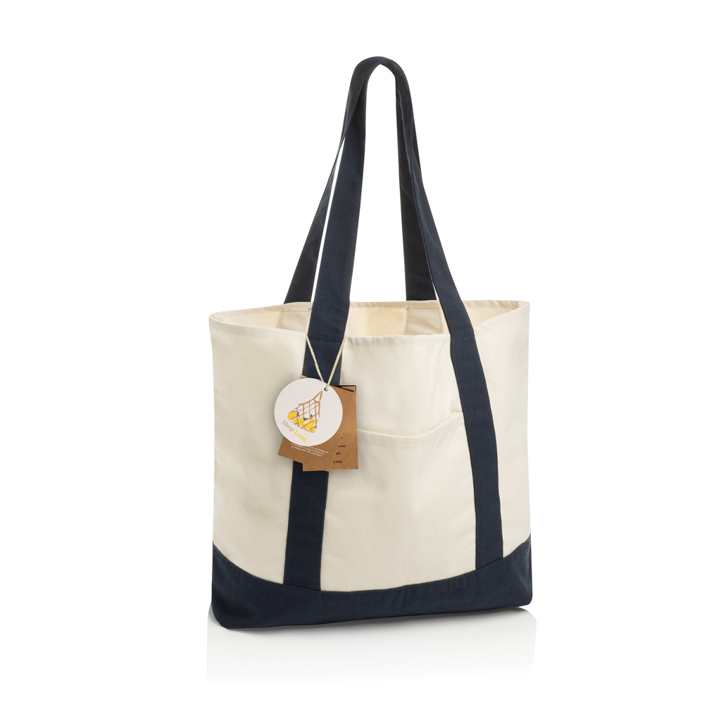 XD Xclusive SHOP LOCAL AWARE™ recycled cotton 350gsm Tote bag
