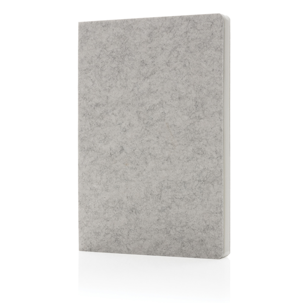 XD Collection Phrase GRS certified recycled felt A5 notebook