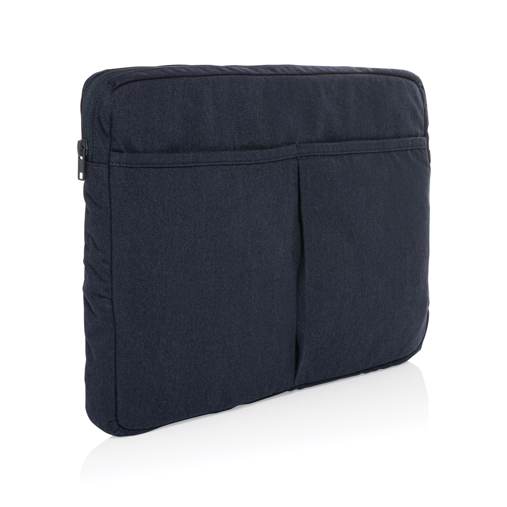 XD Collection Laluka AWARE™ recycled cotton 15.6 inch laptop sleeve