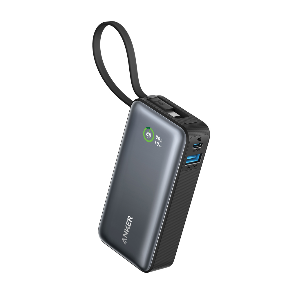 Anker Anker Nano Power Bank 30W, Built-In USB-C Cable