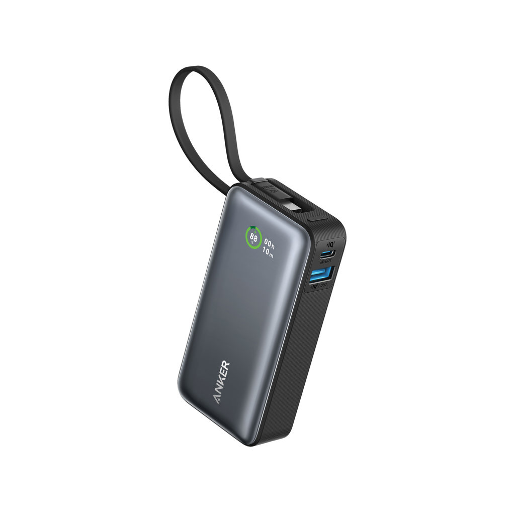 Anker Anker Nano Power Bank 30W, Built-In USB-C Cable