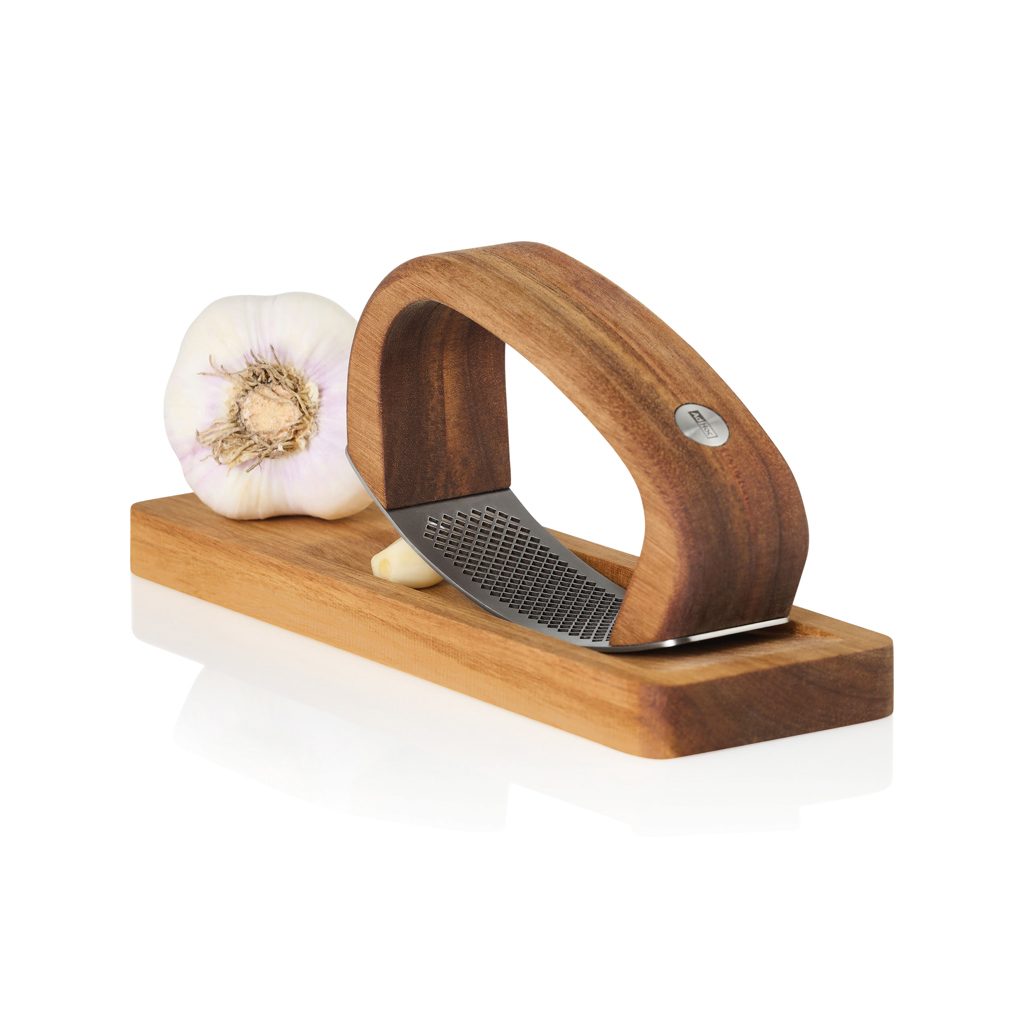 AdHoc AdHoc RoccaAlio Garlic press with chopping board