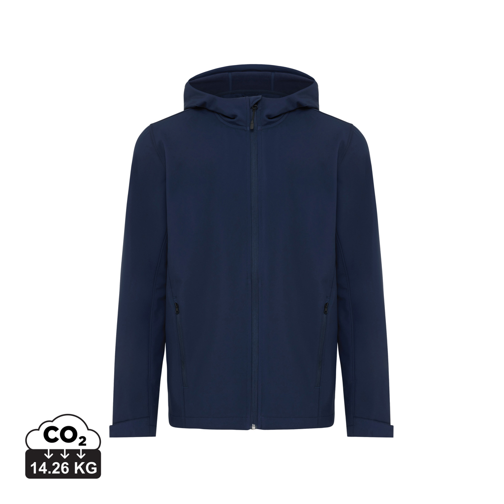 iqoniq IQONIQ Makalu men recycled polyester soft shell jacket