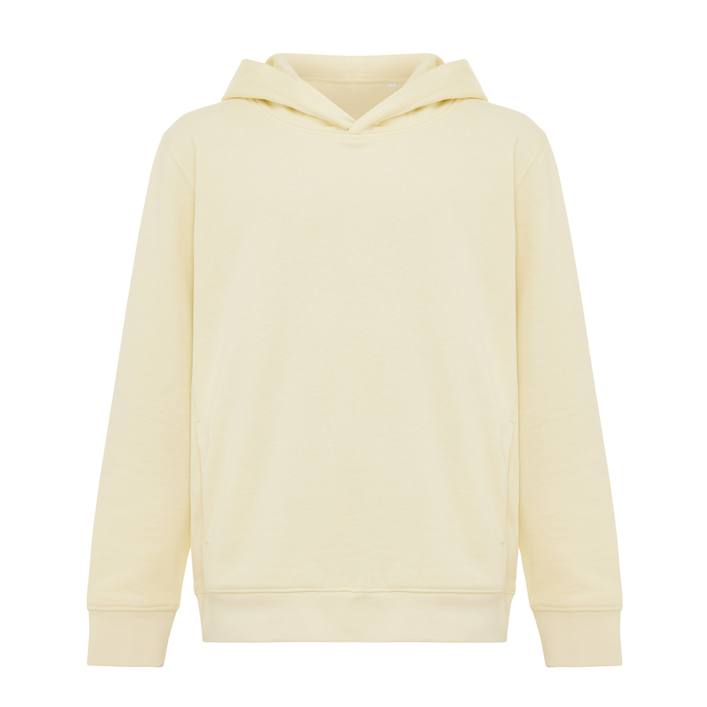 iqoniq IQONIQ Yengo kids recycled cotton hoodie with sidepockets