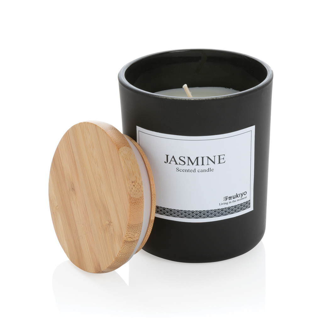 Ukiyo Ukiyo deluxe scented candle with bamboo lid