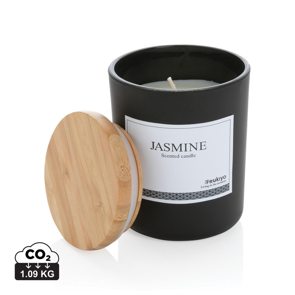 Ukiyo Ukiyo deluxe scented candle with bamboo lid