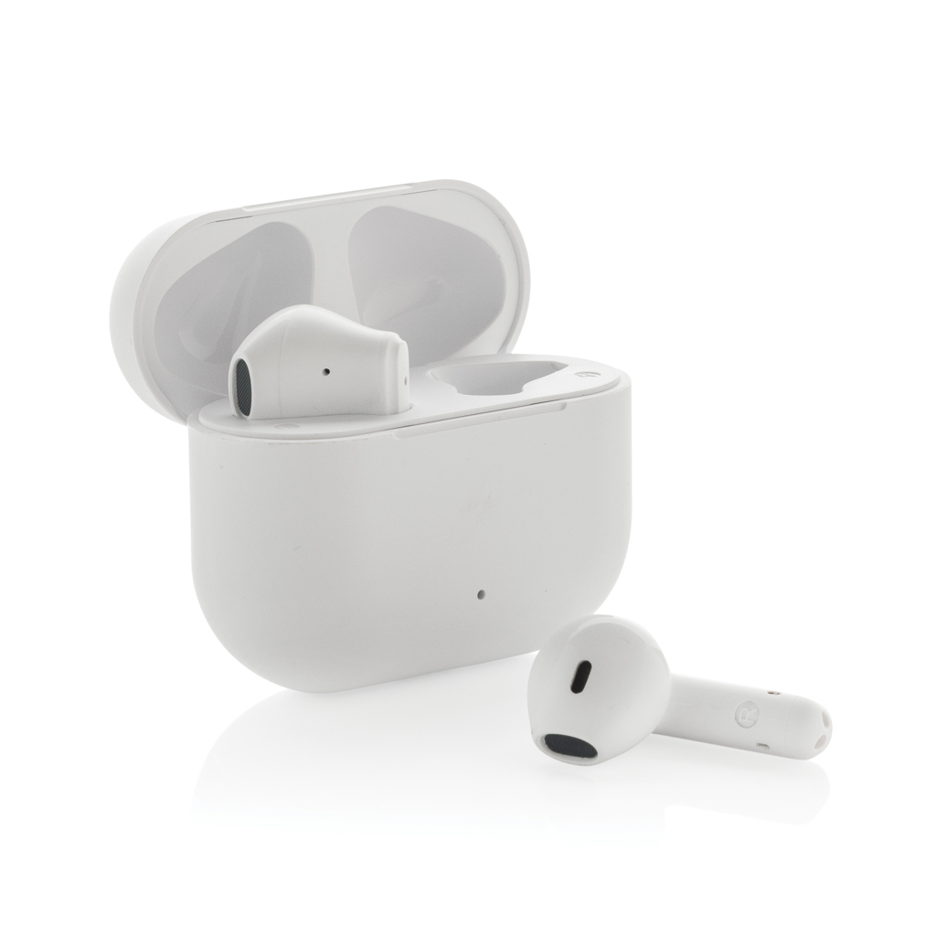 XD Collection Tunevo RCS recycled plastic wireless earbuds